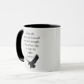 主のインスピレーションに信頼する聖なる書物、 経典 マグカップ (正面左)