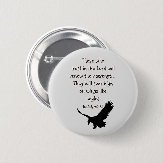 主のインスピレーションに信頼する聖なる書物、 経典 缶バッジ (正面&裏面)