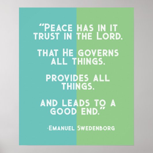 主のカラフルポスターを信頼する ポスター (正面)