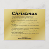 主のクリスマス・ルークを拡大1-46 シーズンポストカード (正面)