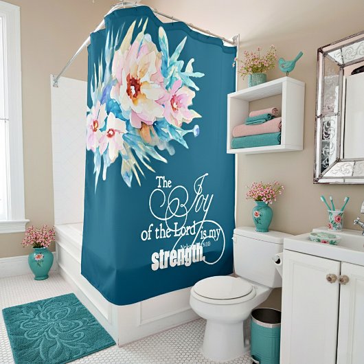 主のフローラ シャワーカーテン