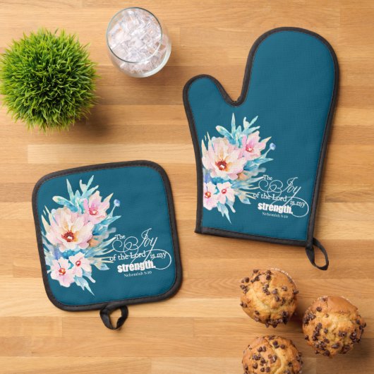 主のフローラ 鍋つかみ&鍋敷きセット (トップダウン)