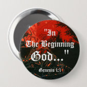 主のボタンを賞賛する 缶バッジ (正面&裏面)