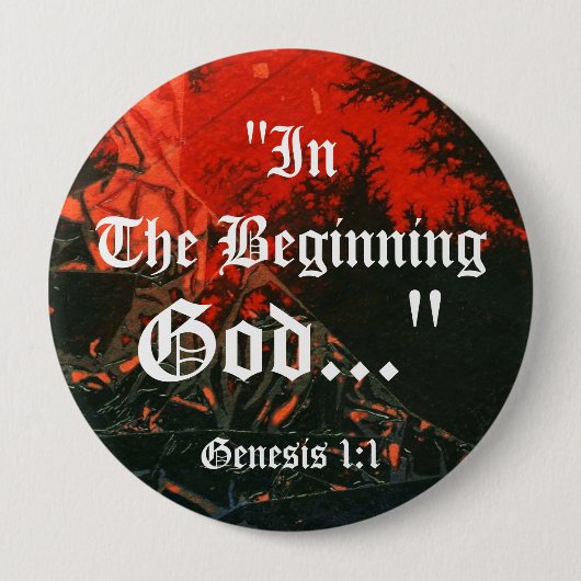 主のボタンを賞賛する 缶バッジ (正面)