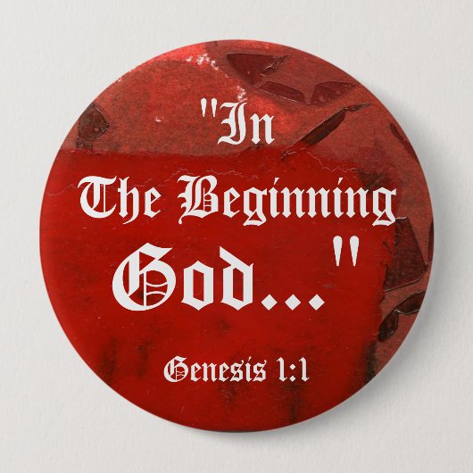 主のボタンを賞賛する 缶バッジ (正面)