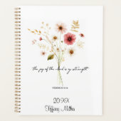 主のミニマリストの喜びフローラ プランナー手帳 (正面)