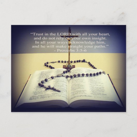 主のメッセージを信頼する ポストカード (正面)