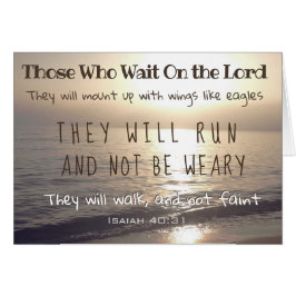 主の上で待つ者は疲れ走ていない