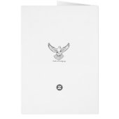 主の中で強く:励ましのグリーティングカード (裏面)