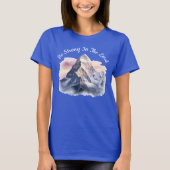 主の中に強くありなさい！ Tシャツ (正面)