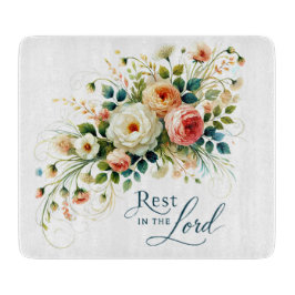 主の中に残るフローラ カッティングボード