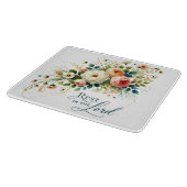 主の中に残るフローラ カッティングボード (角)