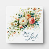 主の中に残るフローラ フォトプラーク (正面)