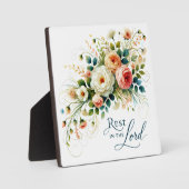 主の中に残るフローラ フォトプラーク (正面)