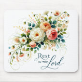 主の中に残るフローラ マウスパッド (正面)