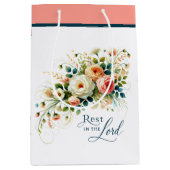 主の中に残るフローラ ミディアムペーパーバッグ (正面)