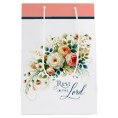 主の中に残るフローラ ミディアムペーパーバッグ (裏面)