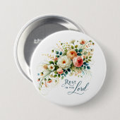 主の中に残るフローラ 缶バッジ (正面&裏面)