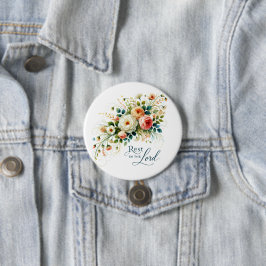 主の中に残るフローラ 缶バッジ