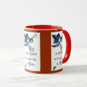 主の中に残る者は彼を待ち続ける マグカップ (正面右)