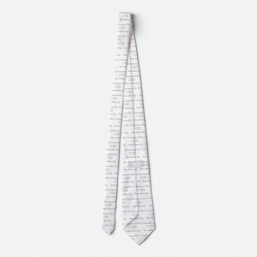 主の前 ネクタイ (裏面)