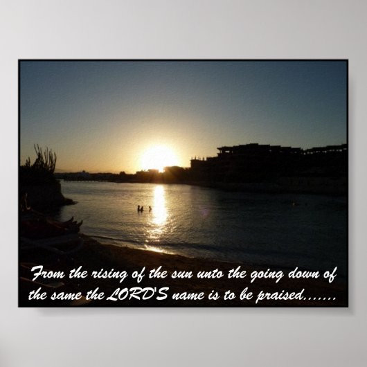 主の名は賞賛されるべきである….. ポスター (正面)