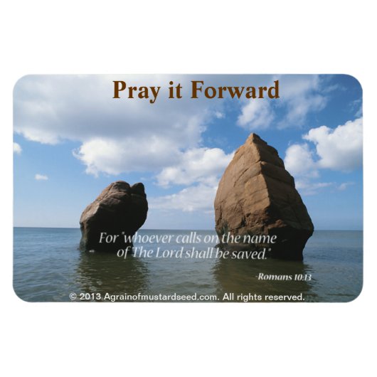 主の名を呼びなさい マグネット (横)