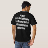 主の名を呼ぶ者 Tシャツ (裏面フル)