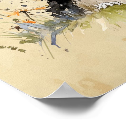 主の喜びの励ましは私の力だ ポスター (角)