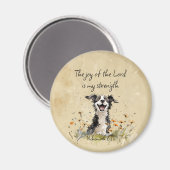 主の喜びの励ましは私の力だ マグネット (正面/裏面)