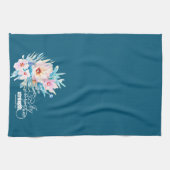 主の喜びの花柄 キッチンタオル (横)