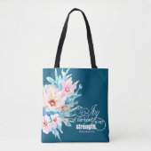 主の喜びの花 トートバッグ (正面)