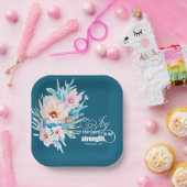 主の喜びの花 ペーパープレート (パーティー)