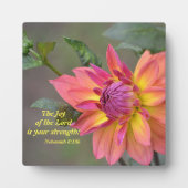 主の喜びはあなたの力である！ フォトプラーク (正面)