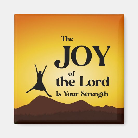 主の喜びはあなたの力である マグネット (正面)