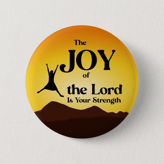 主の喜びはあなたの力である 缶バッジ (正面)