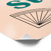 主の喜びはあなたの力アートデコ ポスター (コーナー)