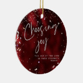 主の喜びはあなたの力KJV節である セラミックオーナメント (右)