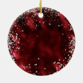 主の喜びはあなたの力KJV節である セラミックオーナメント (裏面)