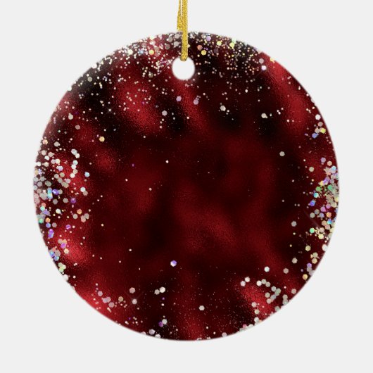 主の喜びはあなたの力KJV節である セラミックオーナメント (裏面)