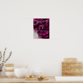 主の喜びはあなたの力KJV節である ポスター (キッチン)