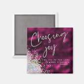 主の喜びはあなたの力KJV節である マグネット (正面/裏面)