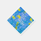 主の喜びは私の力であるネヘミヤ8:10 スタンダードカクテルナプキン (角)