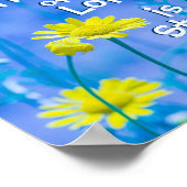 主の喜びは私の力であるネヘミヤ8:10 ポスター (角)