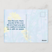 主の喜びは私の力であるネヘミヤ8:10 ポストカード (裏面)