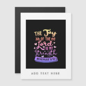 主の喜びは私の力であるパーソナライズされた (正面/裏面)