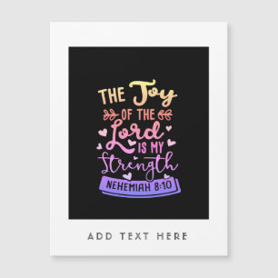 主の喜びは私の力であるパーソナライズされた