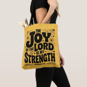 主の喜びは私の力である トートバッグ (クローズアップ)