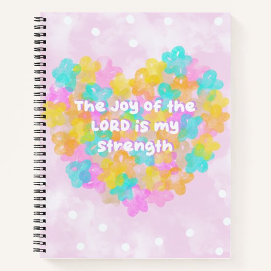 主の喜びは私の力である ノートブック (正面)