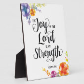 主の喜びは私の力である フォトプラーク (側面)